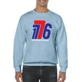 thumbnail image 1 of 1776 Happy Birthday Of America Sweatshirt Men -Image by Shutterstock, Male x-Large, 1 of 4