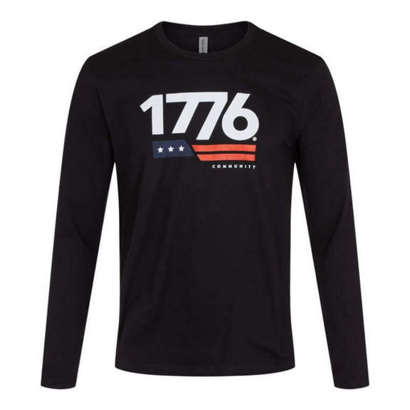 1776® Men's Long Sleeve Tee (Black)