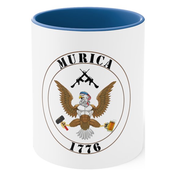 1776 Murica Accent Coffee Mug, 11oz