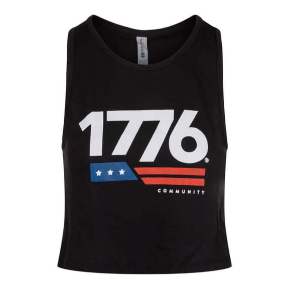 1776® Women's Crop Top (Black)