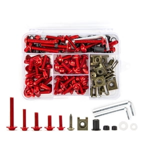 177Pcs Complete Fairing Bolts Screw for Motorcycle Windscreen Windshield Screws Fairing Bolt Nut Bodywork