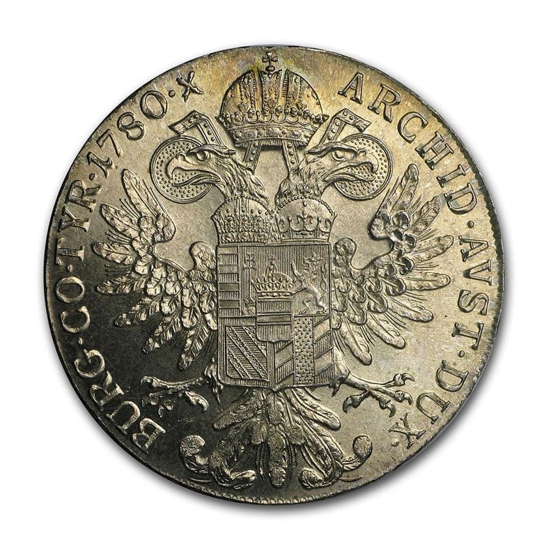 1780 Austria Maria Theresa Silver Thaler Avg Circ - Walmart.com