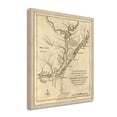 thumbnail image 1 of 1781 Cape Fear River Map - Framed Vintage Map of North Carolina - Old North Carolina Map - Restored Cape Fear River NC Map Wall Art Poster, 1 of 9