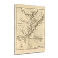 thumbnail image 1 of 1781 Cape Fear River Region Map - Vintage Map of Wilmington and Brunswick County North Carolina - New Hanover NC Vintage Map Wall Art - American Revolution Map, 1 of 8