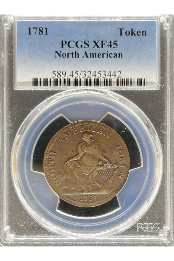 1781 North American Token XF45 PCGS (PA32453442)