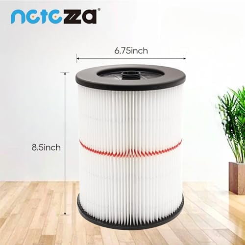 17816 filter for craftsman shop vac 17816 9-17816, 17816 vacuum filter fit 5 Gallon and Larger Vacuum Cleaner, 2pack