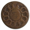 thumbnail image 1 of 1787 Fugio Cent 4 Cinquefoils Good, 1 of 2