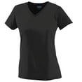 thumbnail image 1 of 1790A Ladies Wicking Tee, Black - Large, 1 of 1