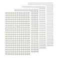 thumbnail image 1 of 1792 Pcs 4 Sheets Bright White Rhinestone Stickers 3/4/5/6 mm Self Adhesive Rhinestones Gems for DIY Decoration Craft, 1 of 5