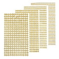 thumbnail image 1 of Uxcell 1792 Pcs 4 Sheets Light Orange Rhinestone Stickers 3/4/5/6 mm Self Adhesive Rhinestones Gems for DIY Decoration Craft, 1 of 5