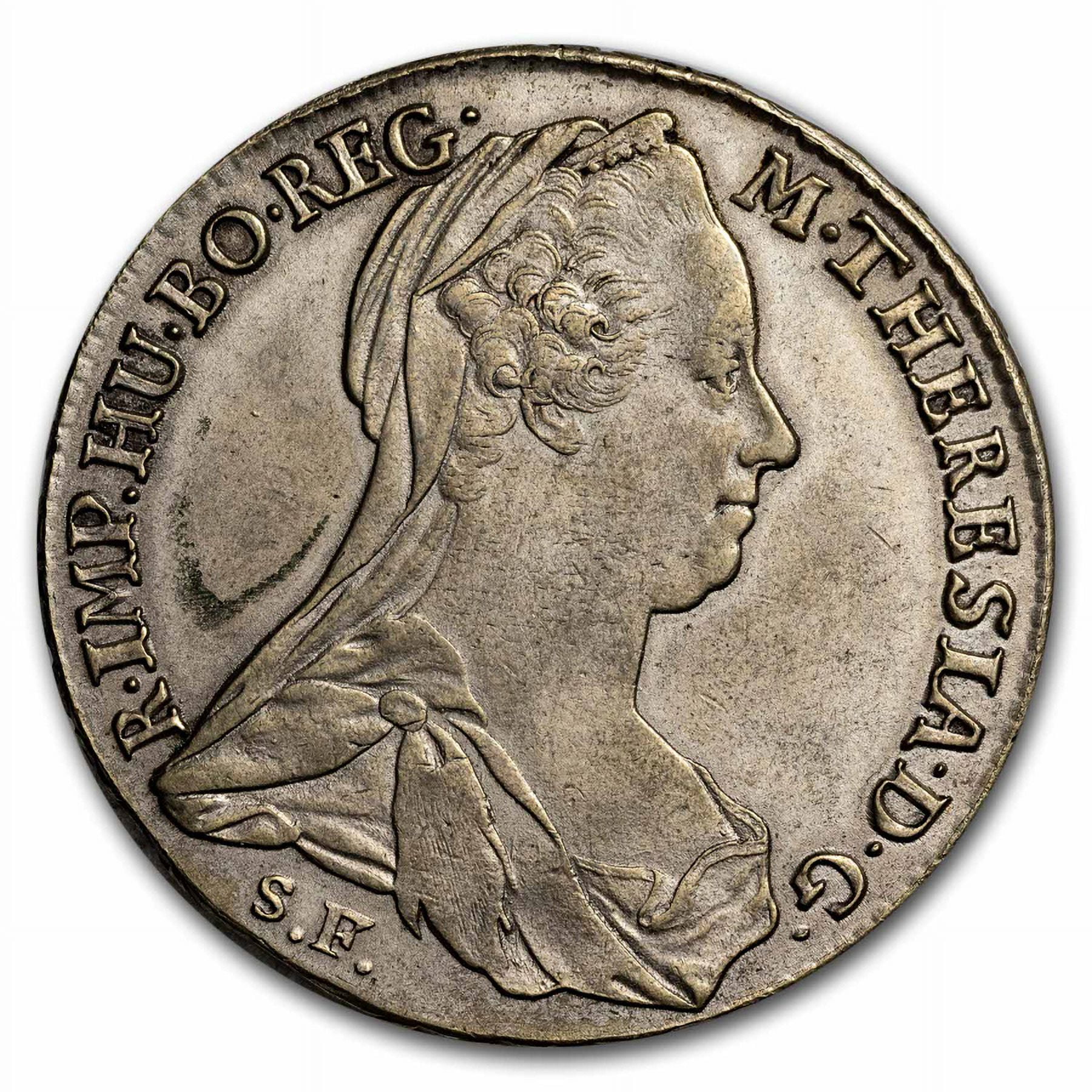 (本物)  Maria Theresa  1780 オーストリアシルバー Buy 1780 Austria Maria Theresa Silver Thaler AU/BU | APMEX