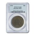 thumbnail image 1 of 1794 Flowing Hair Half Dollar VG-8 PCGS, 1 of 3