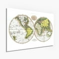 thumbnail image 1 of 1795 Map of the World - Vintage Map Wall Art - Beautiful Wall Decor - Large Vintage World Map - Vintage World Map Poster - Vintage Old World Map (White), 1 of 8