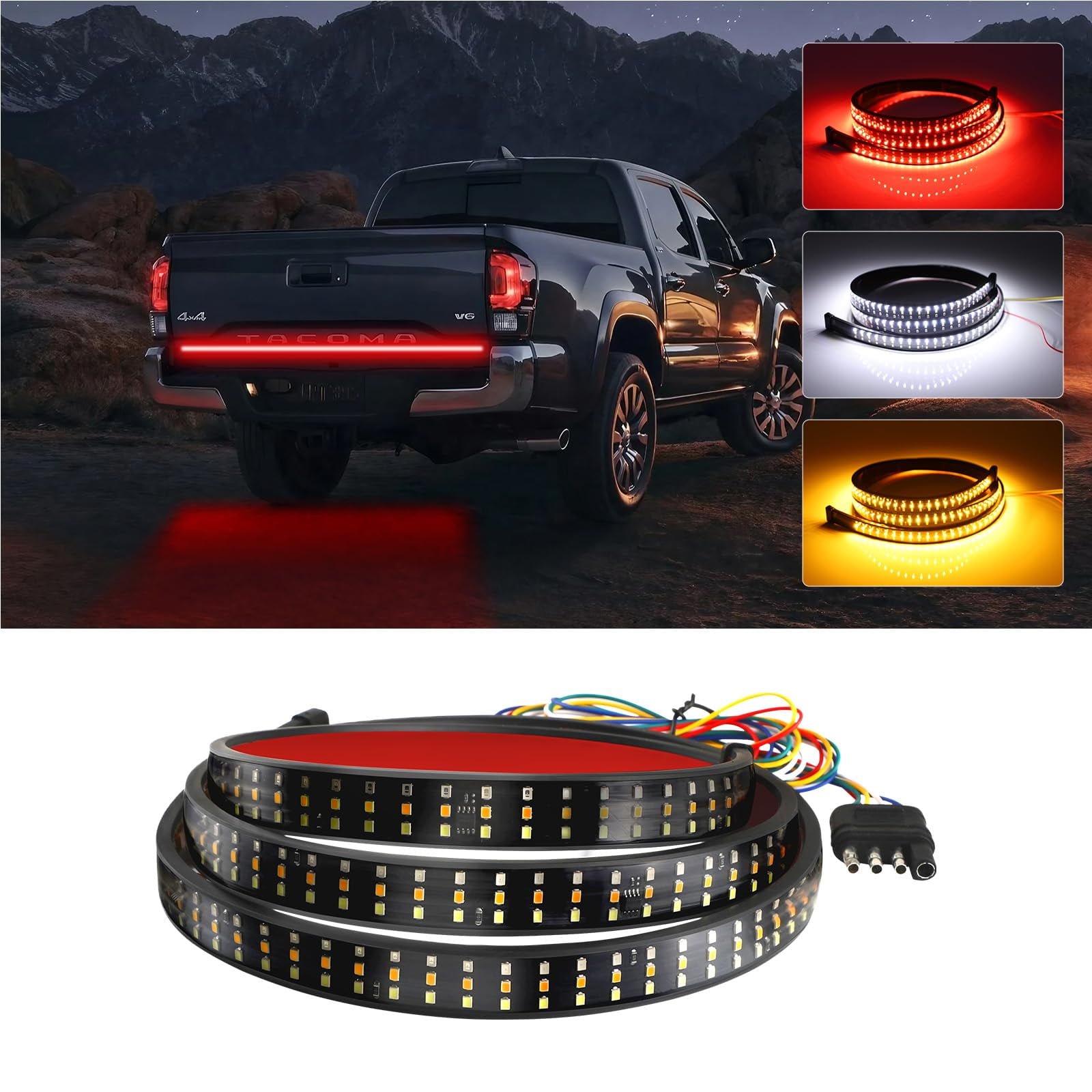 Tailgate Bar LED Red Brake Lights