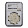 thumbnail image 1 of 1799/8 Draped Bust Dollar MS-63 NGC (13 Stars Rev BB-142, B-1), 1 of 3