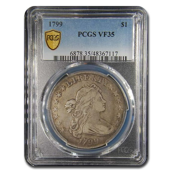 1799 Draped Bust Dollar VF-35 PCGS