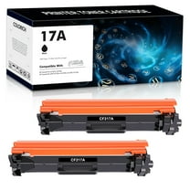 17A CF217A Black Toner Cartridge WITH CHIP Compatible for HP 17A CF217A for HP Laserjet Pro MFP M130nw M102w M102a M102 M130fw M130fn M130a M130 Printer (2-Pack)