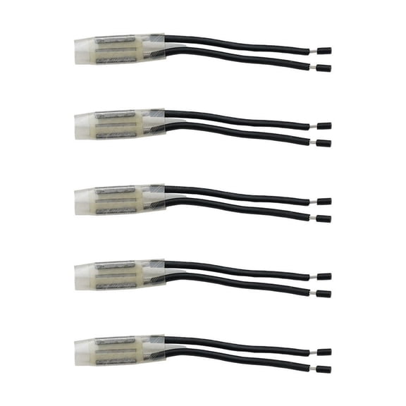 17AM Motor Temperature Switch Thermal Protector Normally Closed Temperature Controller for Industrial Equipment AC 250V 5A Heat Protection Thermostat 5 Pack(17AM030-115C)