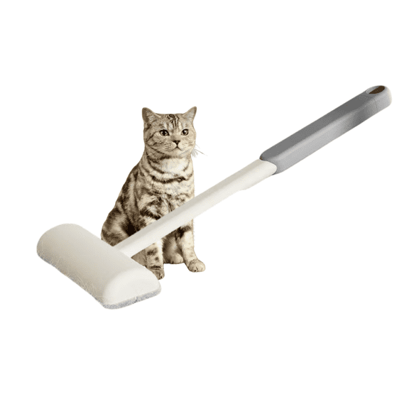 Unbranded Handle Brush, All-in-One, Space-Saving, Easy Wash & Reusable, for Pets, Gray, 1 Pair