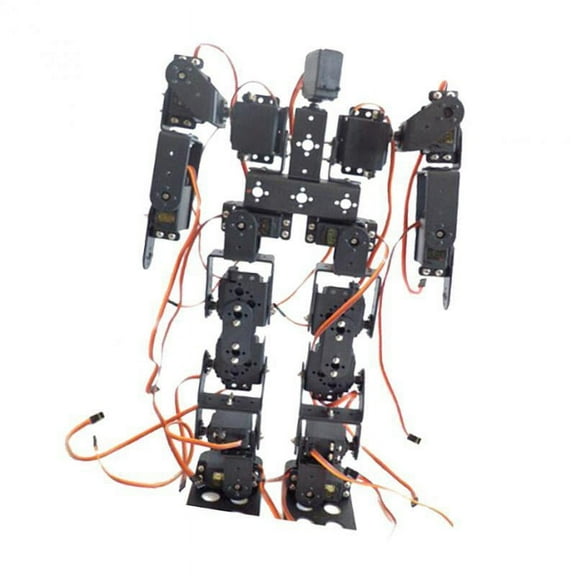 17DOF Biped Two Feet Metal Robot Educational Servo Bracket Humanoid Walking Robotic