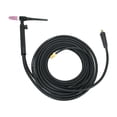 thumbnail image 1 of 17FV Series - 150 Amp - Air Cooled - Flexible Head TIG Torch with Valve - 25 feet 2-Piece Cable - Dinse 10-25 Connector, 1 of 6