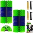 thumbnail image 1 of 17IN 2Pc Durable Livestock Scratching Brush, Horse Cow Goat Grooming Massage Brush, Animal Back Itch Relief & Blood Circulation Support,for Stables & Ranches(Green-Blue), 1 of 6