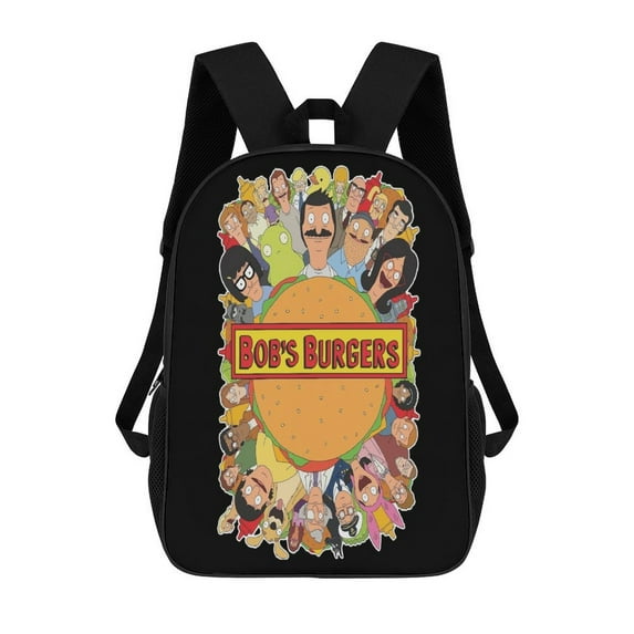 17In Bob's Bur-Ger Backpack Fashion Backpack Travel Bag Portable Large Capacity Sports Backpacks Computer Bag