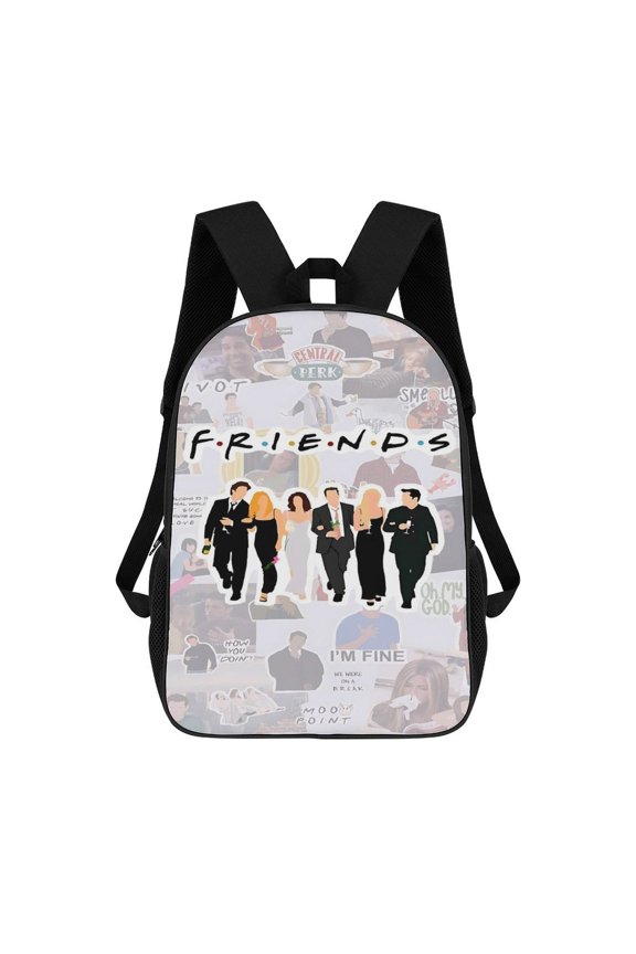 17In Friend Show Backpack Bookbag Large for Office Lightweight Outdoor Travel Shoulder Bag