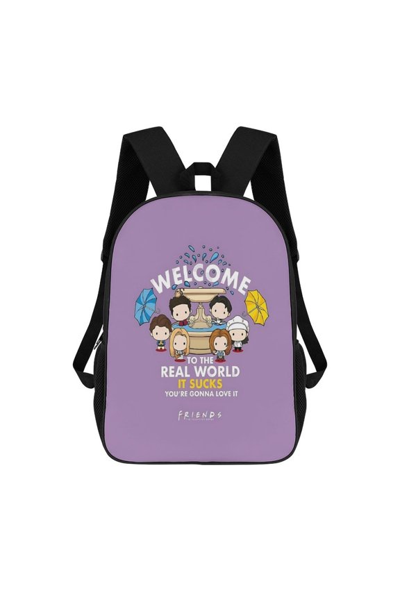 17In Friend Show Backpack Bookbag Large for Office Lightweight Outdoor Travel Shoulder Bag