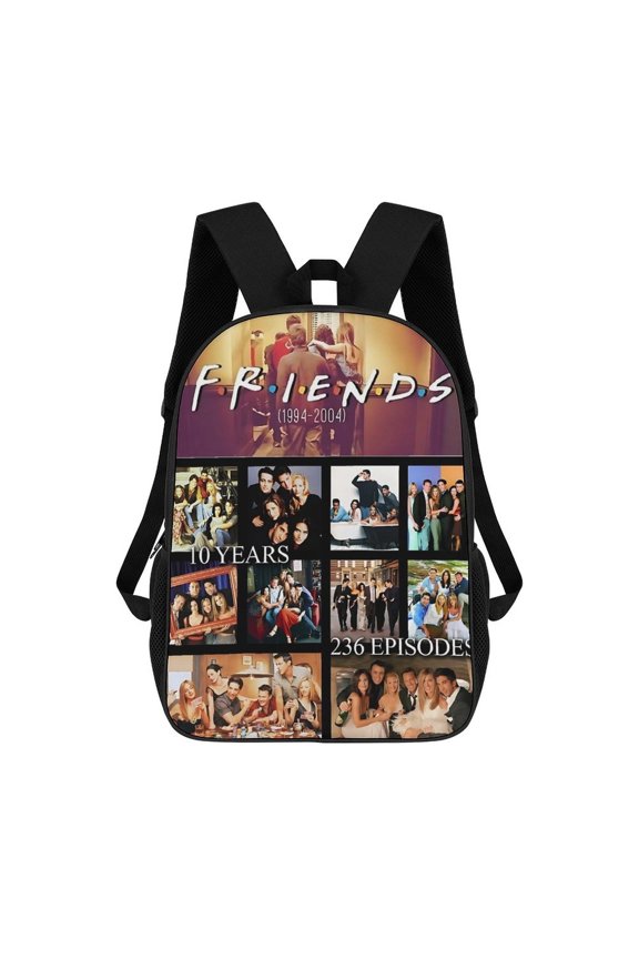 17In Friend Show Backpack Bookbag Large for Office Lightweight Outdoor Travel Shoulder Bag