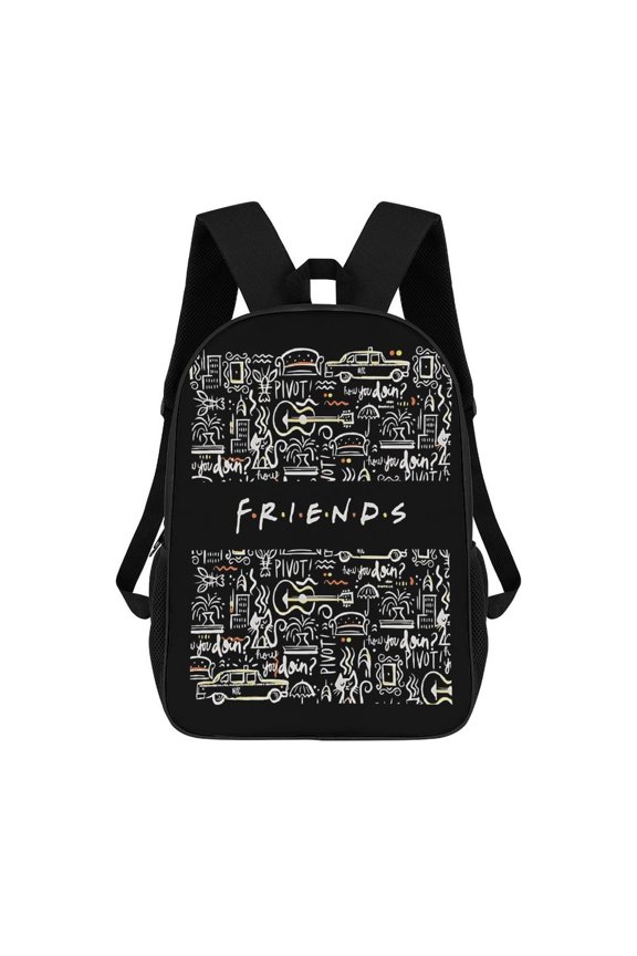 17In Friend Show Backpack Bookbag Large for Office Lightweight Outdoor Travel Shoulder Bag