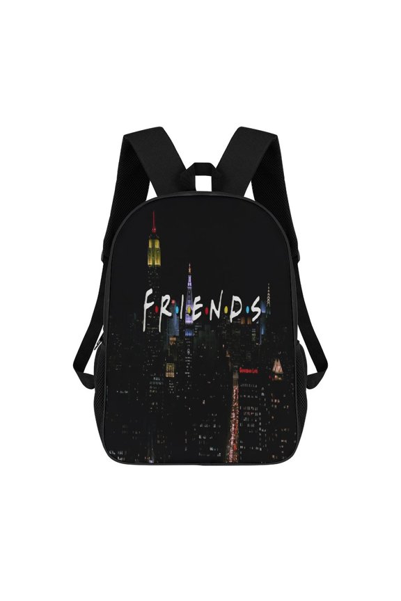 17In Friend Show Backpack Bookbag Large for Office Lightweight Outdoor Travel Shoulder Bag