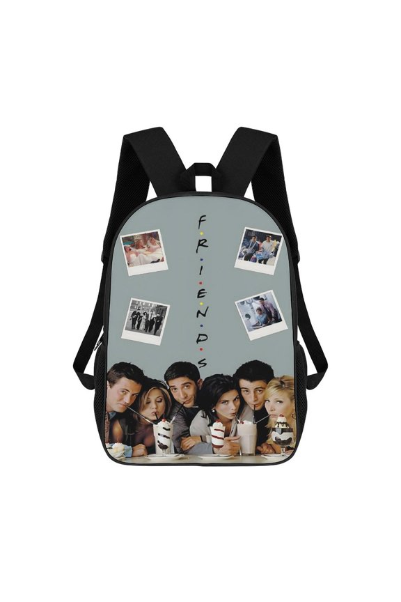 17In Friend Show Backpack Bookbag Large for Office Lightweight Outdoor Travel Shoulder Bag