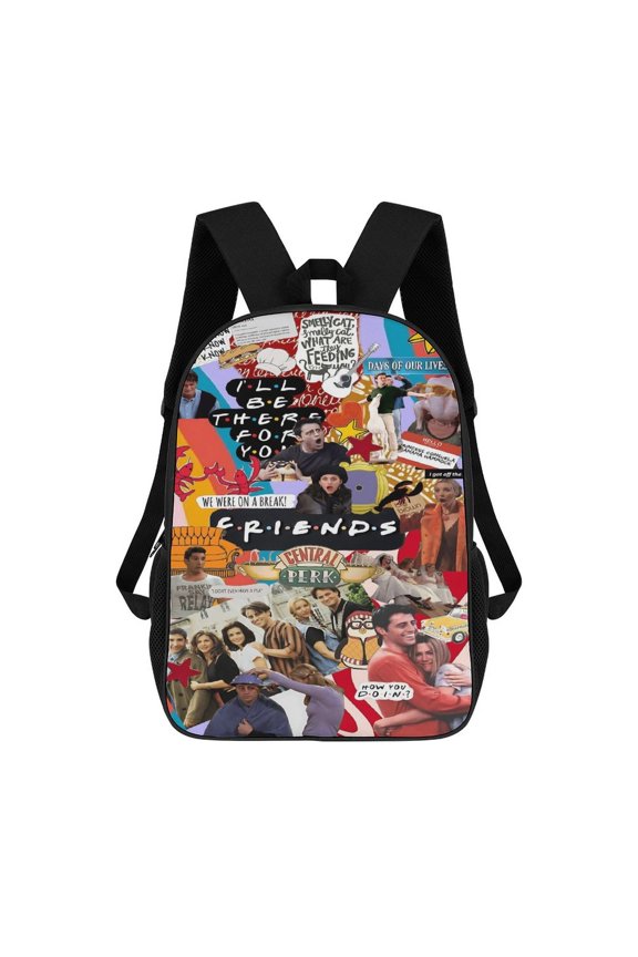 17In Friend Show Backpack Bookbag Large for Office Lightweight Outdoor Travel Shoulder Bag