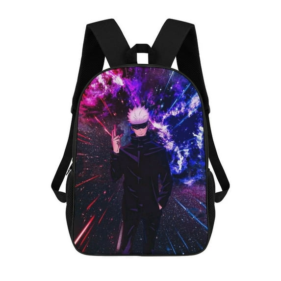 17In Jujutsu Anime Kaise Backpack Bookbag Large for Office Lightweight Outdoor Travel Shoulder Bag