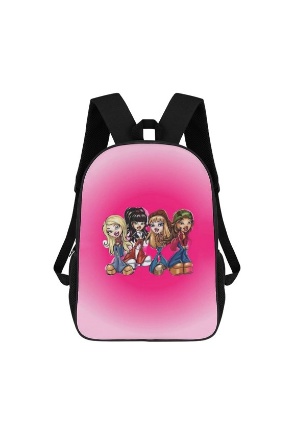 17In Rock Br-at,zPink Backpack Fashion Backpack Travel Bag Portable Large Capacity Sports Backpacks Computer Bag