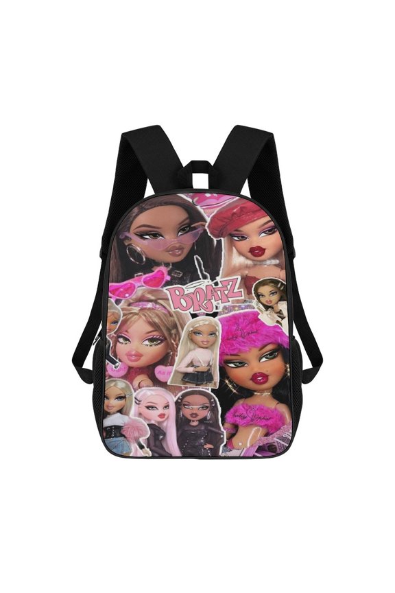 17In Rock Br-at,zPink Backpack Fashion Backpack Travel Bag Portable Large Capacity Sports Backpacks Computer Bag