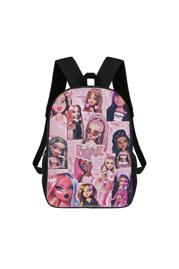 17In Rock Br-at,zPink Backpack Fashion Backpack Travel Bag Portable Large Capacity Sports Backpacks Computer Bag