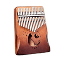 17Keys Kalimba Thumb Piano Solid Wood Veneer Keyboard Musical