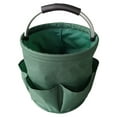 thumbnail image 1 of 17L Cleaning Caddy with Handle, 4.5 Gallon Cleaning Supply Caddy, Foldable Organizer with 6 Pockets, for Tools, Towels, and Outdoor or Bathroom Storage (Green), 1 of 4