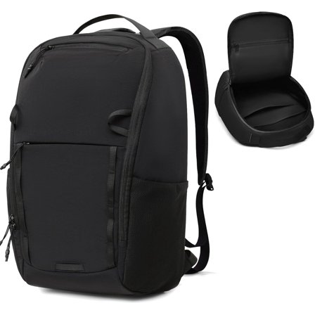 17L Small Travel Backpack with Front Opening for Men Women, Waterproof 15" Laptop Backpack, Computer Backpack Carry On for Work Business, Green