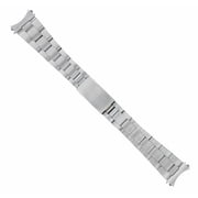 17MM OYSTER WATCH BRACELET FITS ROLEX NO DATE 67480, 77014, 77080, 77483, 77518, Silver