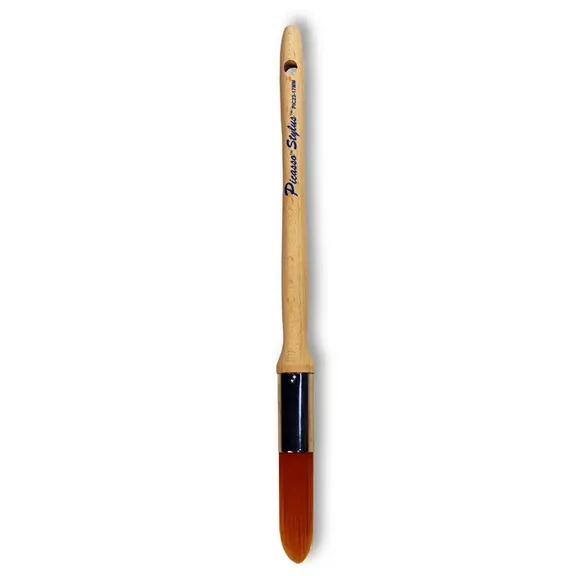 17MM Proform PIC23-17MM Picasso Stylus Chisel Tip Round Handle Paint Brush