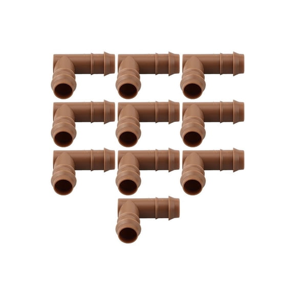 17Mm Drip Tubing 90 Degree Elbow Agricultural Watering Systems Easy Installation Leak-Proof Connection Sturdy Plastic Material