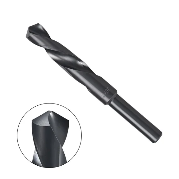 17Mm Hss 6542 Short Shank Drill Bit With 1/2 Inch Straight Shank