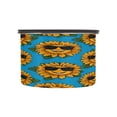 thumbnail image 1 of 17OZ Food Storage Can - Keep Coffee Tea Flour & More Fresh - Ideal for Cereal Nuts & Pet Food Smiley Sunglasses Sunflowers, 1 of 9