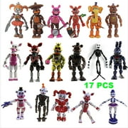 17PCS Five Night At Freddy's PVC Action Figures Toys Set，Birthday gift, Christmas gift for kids
