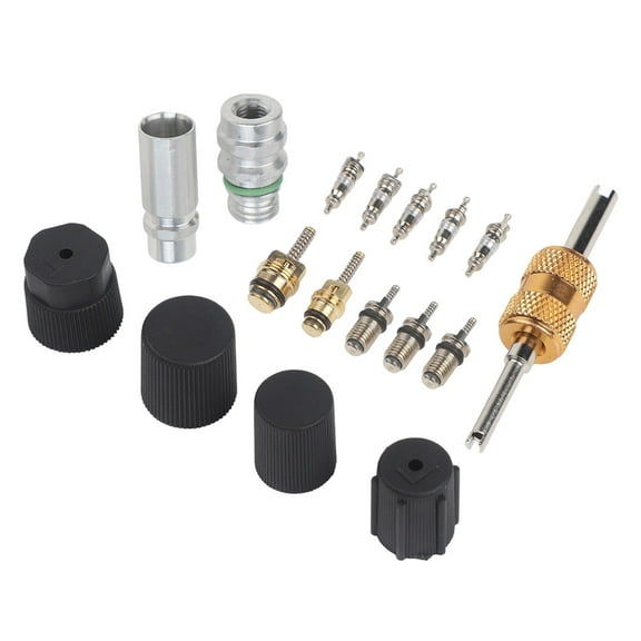 17PCS For Durable Valve Core Set for For R134a Air Conditioning Systems