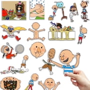 HOOJOJO 17 Pieces No David! Felt Story Set, 3+ Minimum Recommended Age Educational Preschool Toy, Interactive Storytelling Prop
