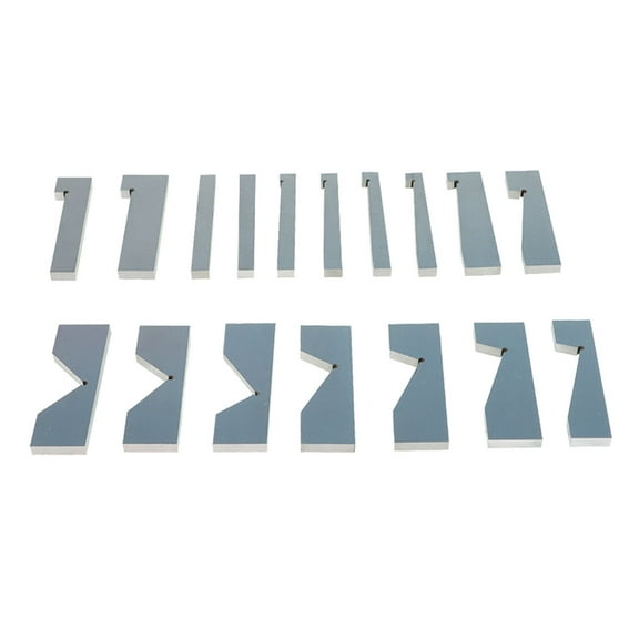 17PCS Precision Angle Block 1/4 to 45 Degree Hardened Steel Set